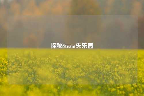 探秘Steam失乐园